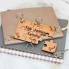 Personalised Family Jigsaw Keyrings  4, 6 & 8 Pieces